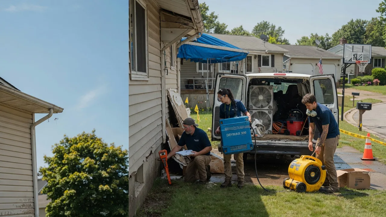 Ceiling Leak Cleanup in Eagle, WI near me